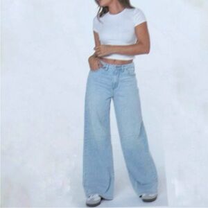 BCBGeneration Wide Leg Jeans